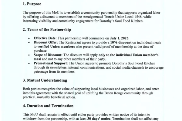 Dorothy’s Soul Food Kitchen